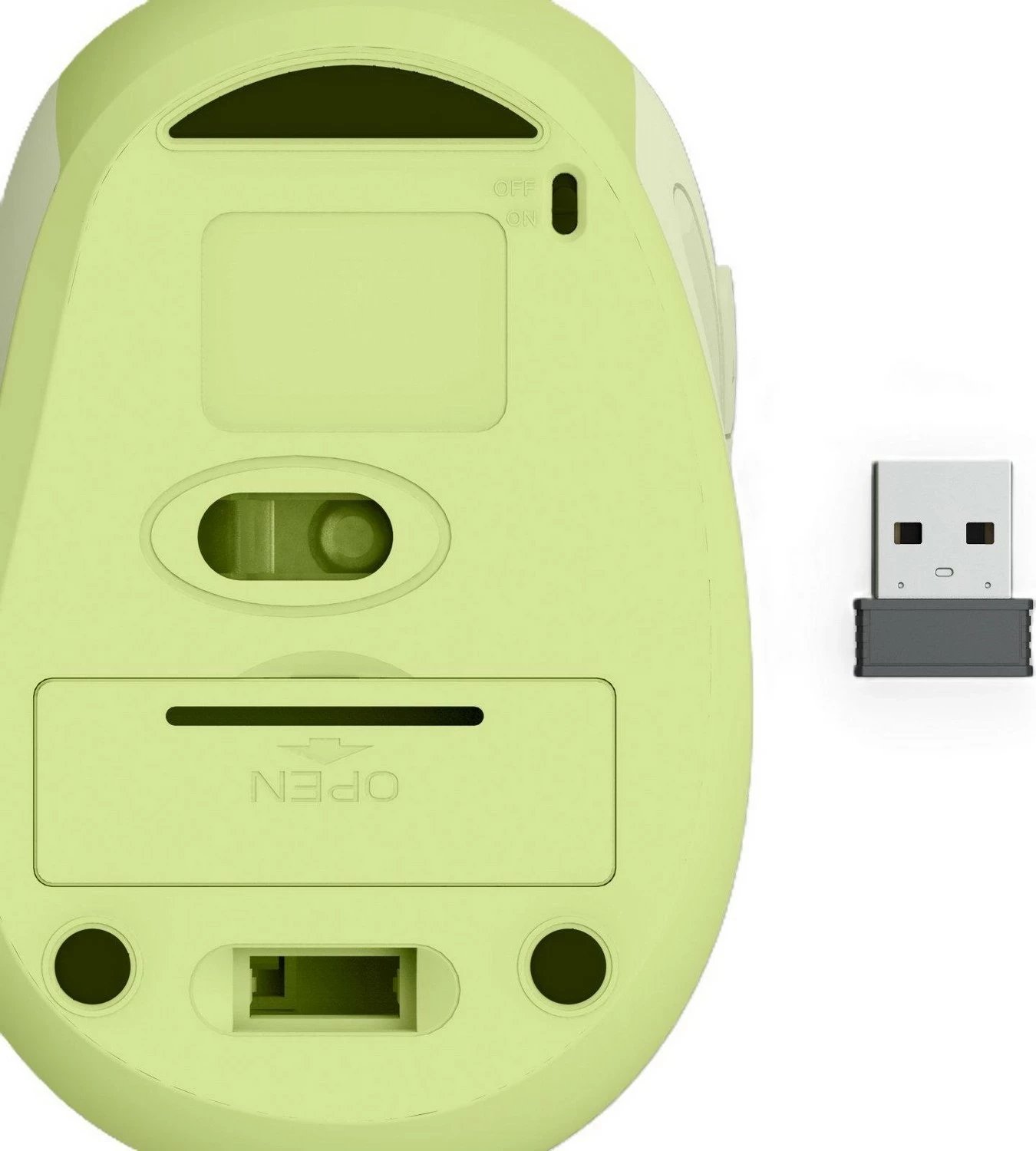 Maus Hama WM-400, wireless, 1600 DPI, 6 butona, e gjelbër