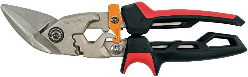 Gërshërë metali Fiskars PowerGear, Çelik