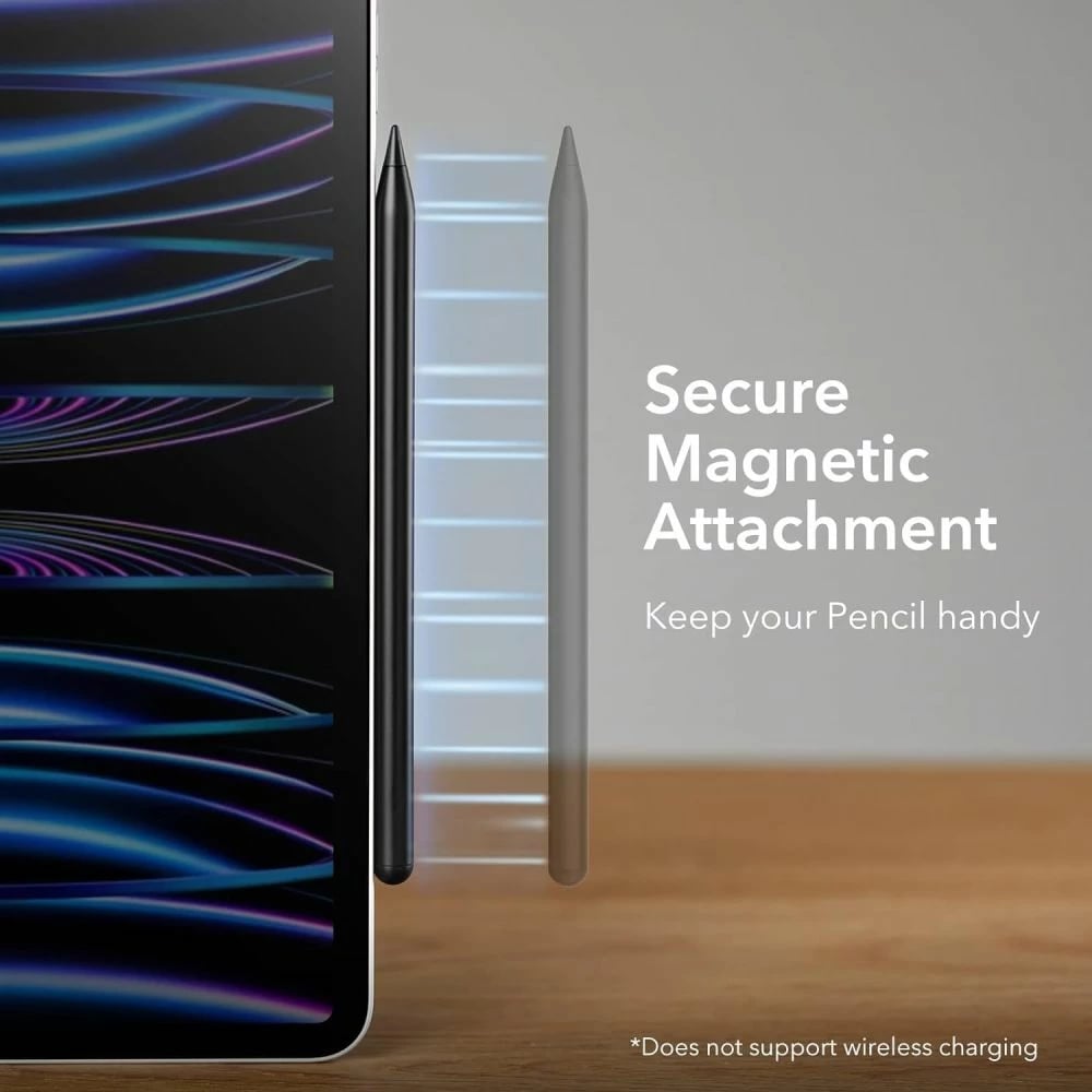 Stilolaps digjital ESR Digital+ Magnetic për iPad, i zi