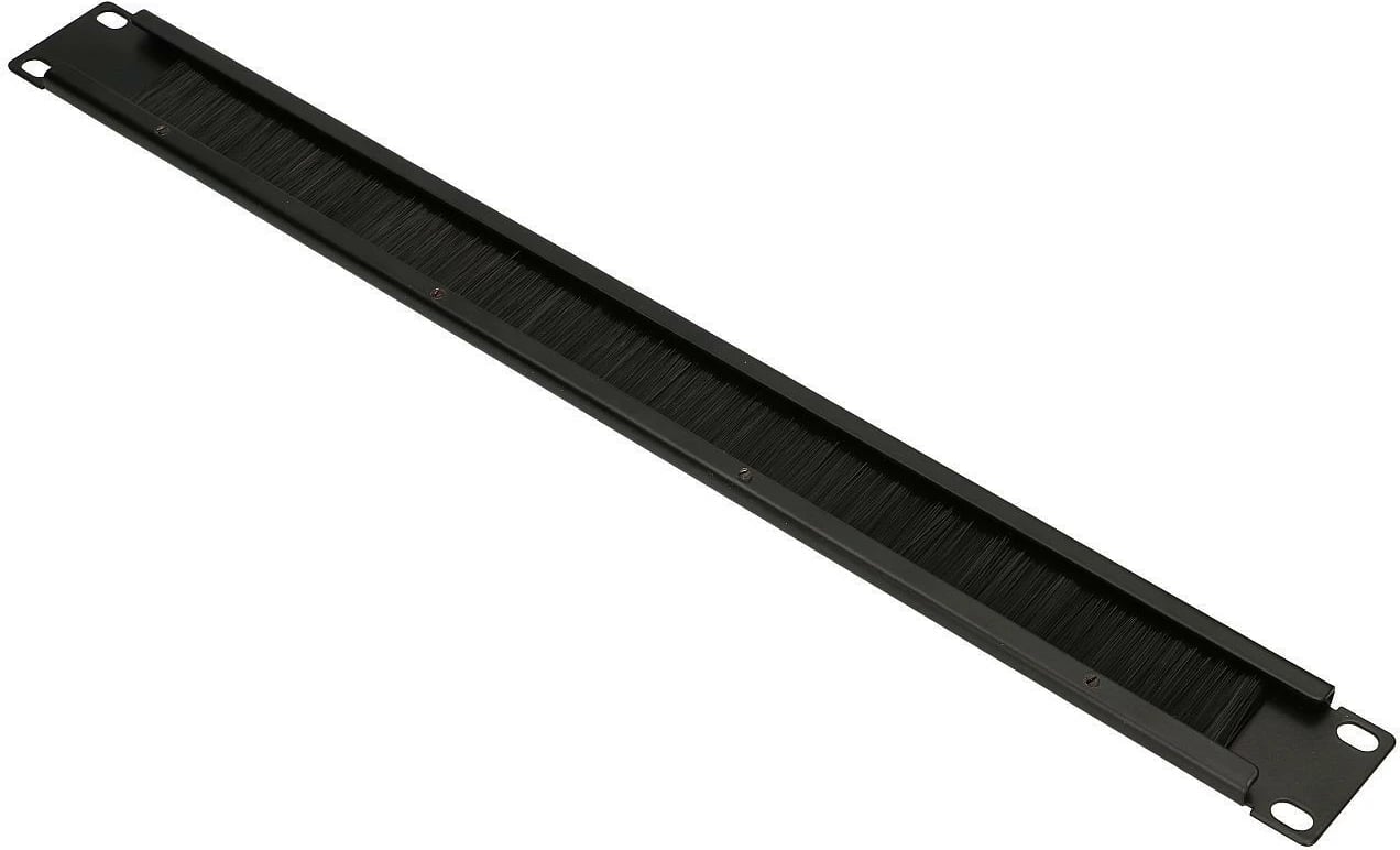 Organizues kabllosh Extralink EX.9670 me brushë, 1U, i zi