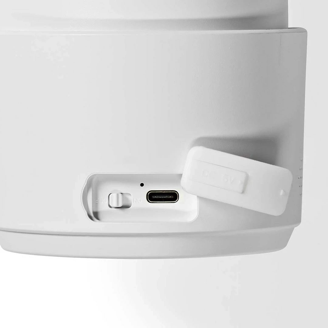 Kamerë sigurie IP dome nedis SIMCBO50WT, 2MP, 4G, Wireless, me panel diellor, E bardhë