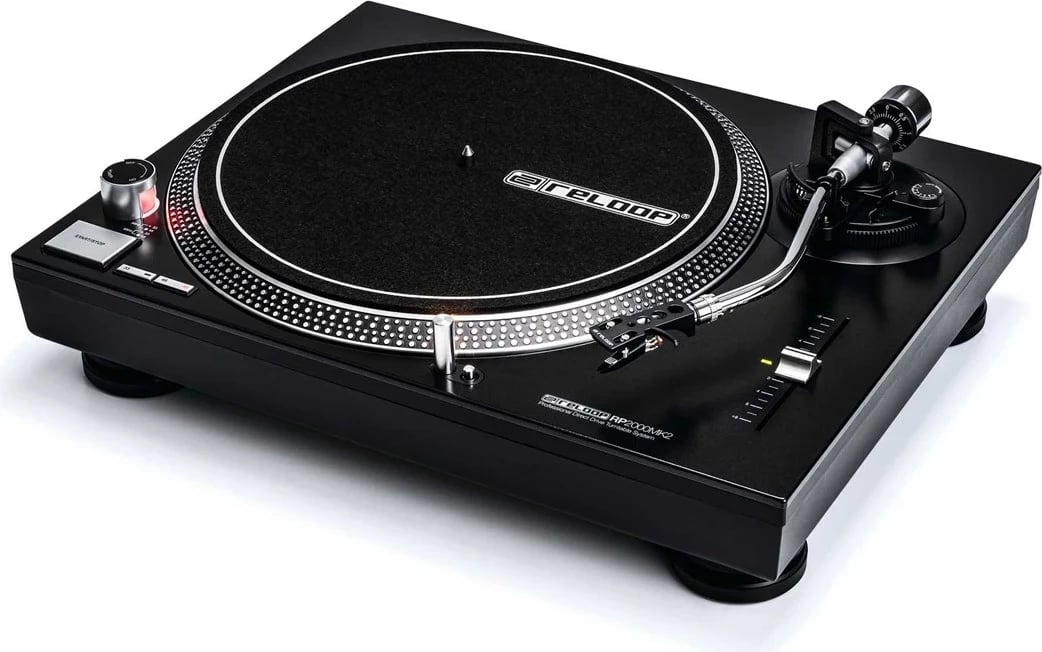 Pllakë DJ Reloop RP-2000 MK2, Direct drive, E zezë