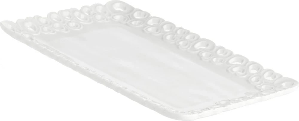 Tabaka LA PORCELLANA BIANCA Valentino, e bardhë, 31 x 22 cm