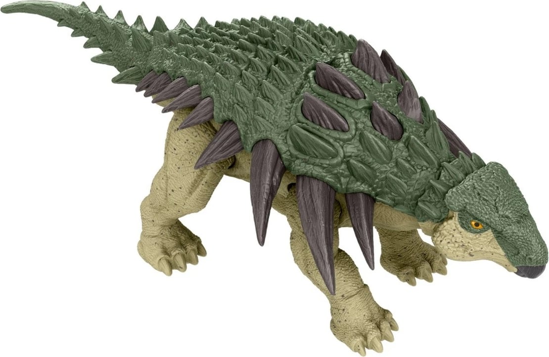 Figurë aksioni Jurassic World Mattel Edmontonia, plastikë, për fëmijë, gjelbër