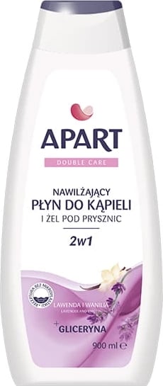 Xhel dushi dhe lëng për banjë 2n1 për femra Apart Natural Double Care Lavender & Vanilla, 900ml