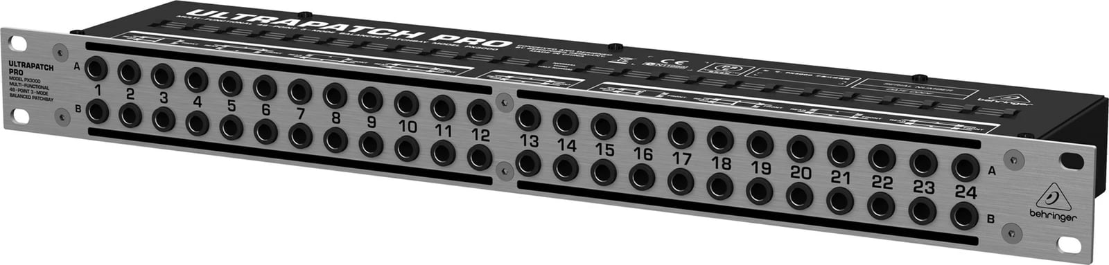 Panel patch Behringer PX3000, Gri