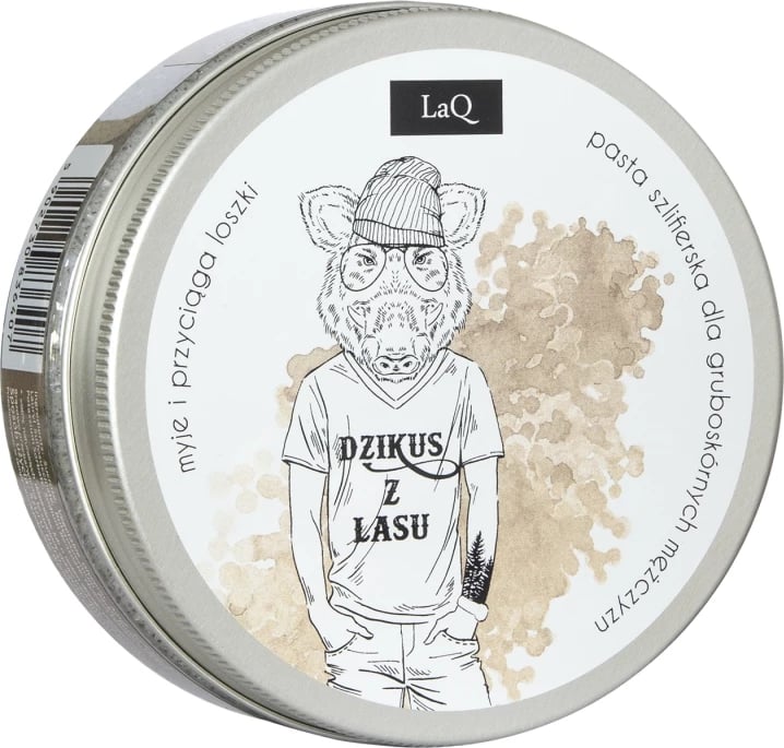 Scrub pastrues për meshkuj LaQ Dzikus z Lasu Sugar Scrubbing Wash me karbon të aktivizuar, 200ml