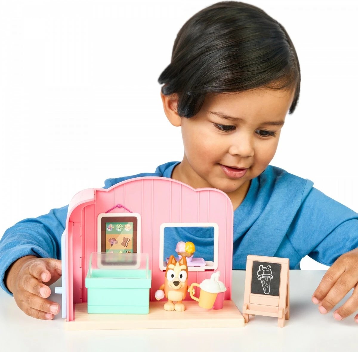 Set lodrash Bluey Mini Ice Cream Shop, Tm Toys, BLU17553, plastikë, për fëmijë, shumëngjyrësh