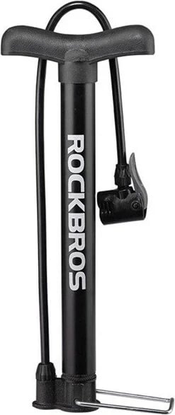 Pompë dyshemeje për biçikletë Rockbros A320, Metal, E zezë