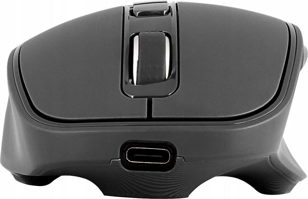 Maus wireless YENKEE SLIDER YMS 2080GY, 2400 DPI, 6 butona, gri