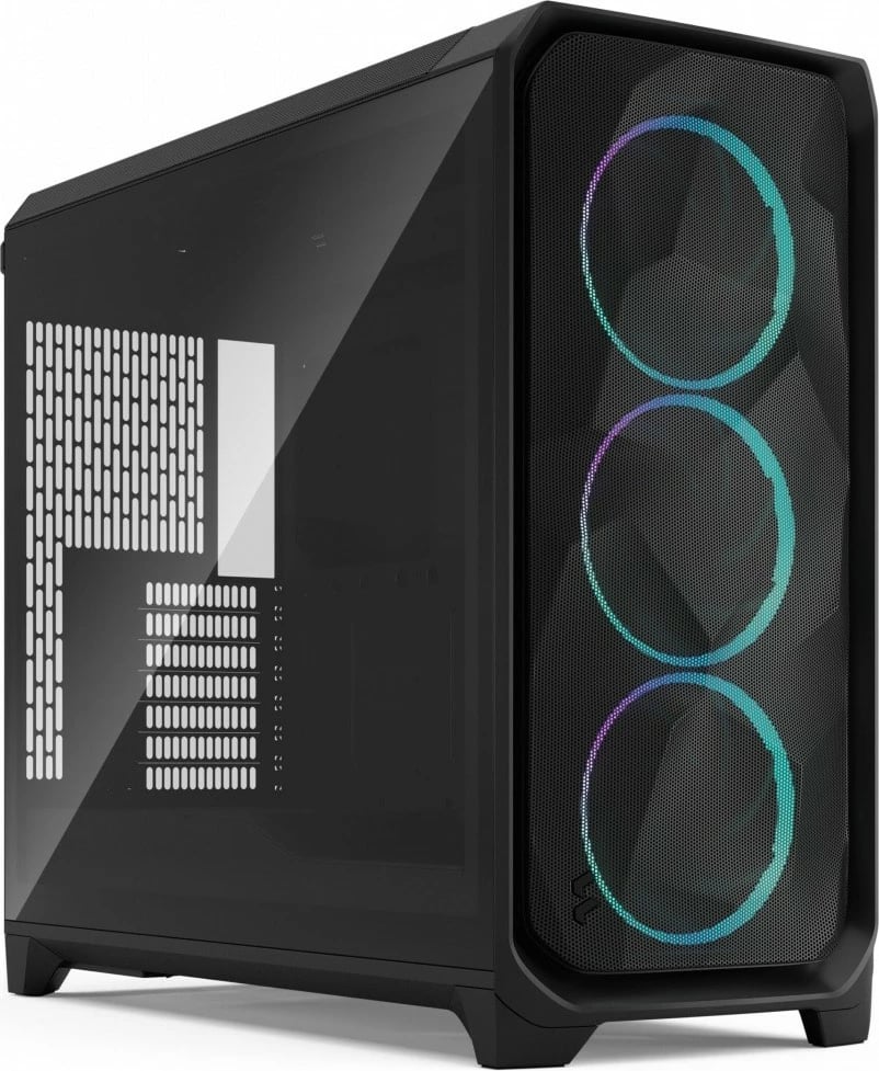 Kasë Fractal Design Meshify 3 XL, Tower, RGB, Black, Tempered Glass
