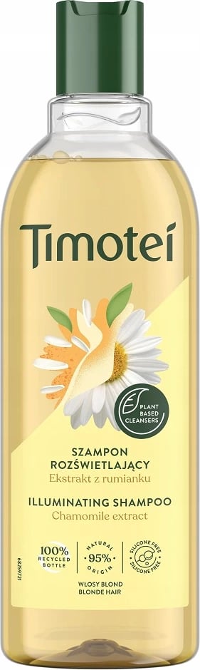 Shampon për femra Timotei Golden Highlights Brightening për flokë bionde, 400ml