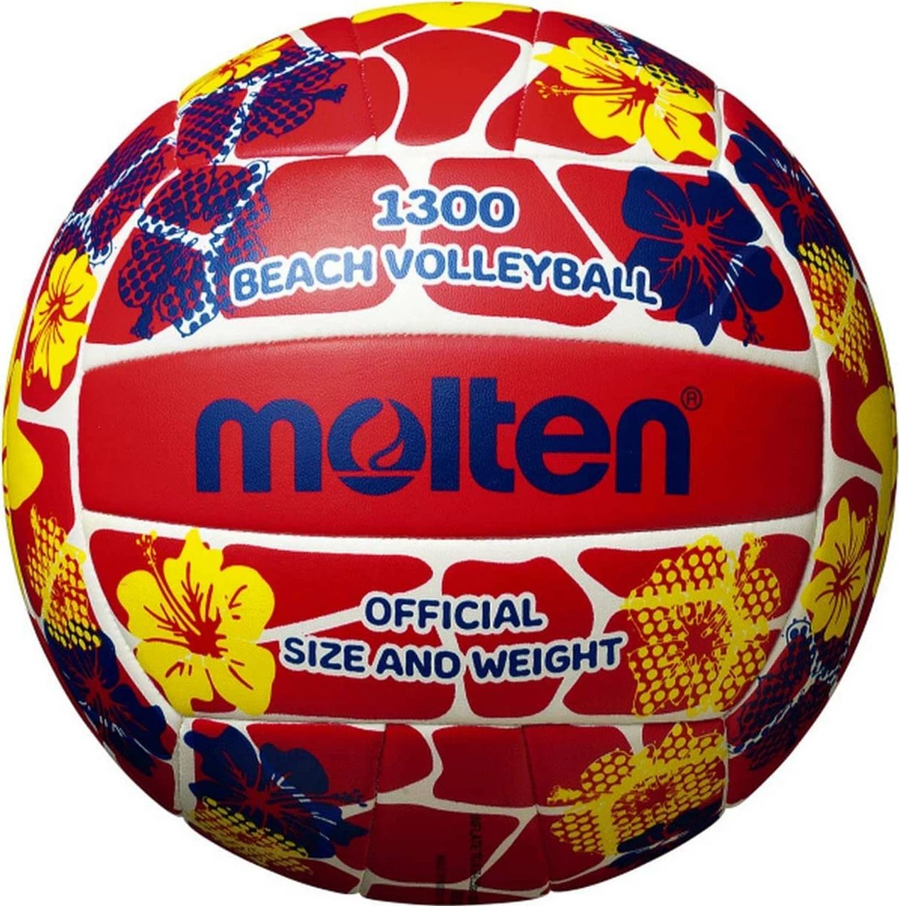 Top volejbolli plazhi Molten, kuq-verdhë