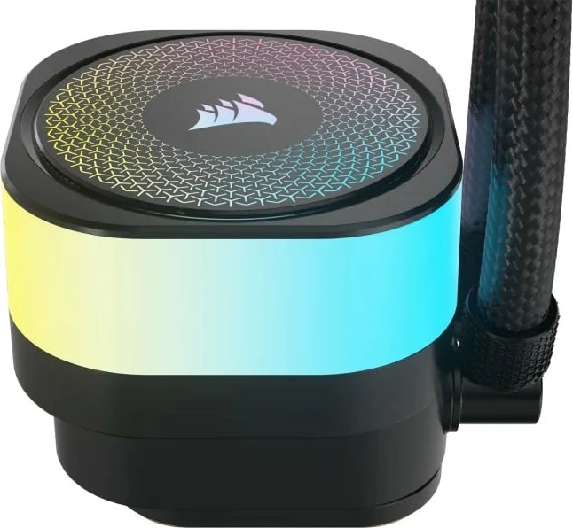 Kasë ftohëse CPU Corsair iCUE LINK TITAN 280 RX RGB, 280mm, me 2 ventilatorë RGB, i zi