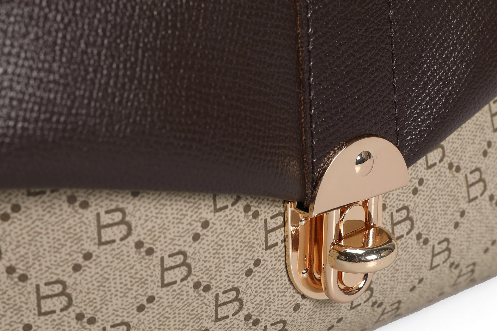 Çantë krahu Lucky Bees, krem dhe kafe, 1228 v2