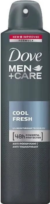 Deodorant spray Dove Men+Care Cool Fresh për meshkuj 250ml