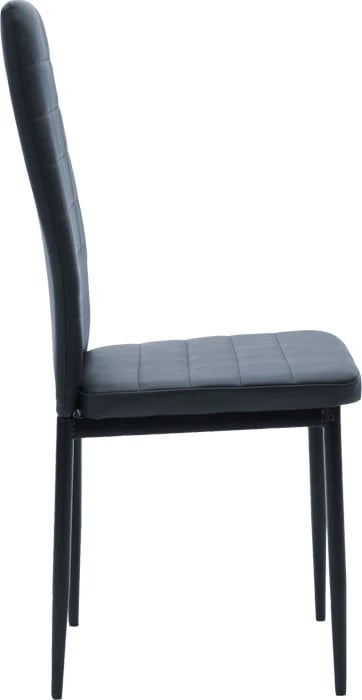 Set tavoline me karrige Julita-Parker, 3 pjesë, ngjyrë e zezë-natyrale, D60x73cm