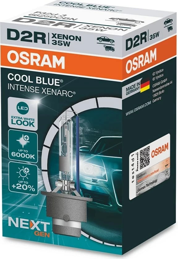 Llambë ksenon OSRAM D2R Cool Blue Intense NextGen, 35W, 6200K
