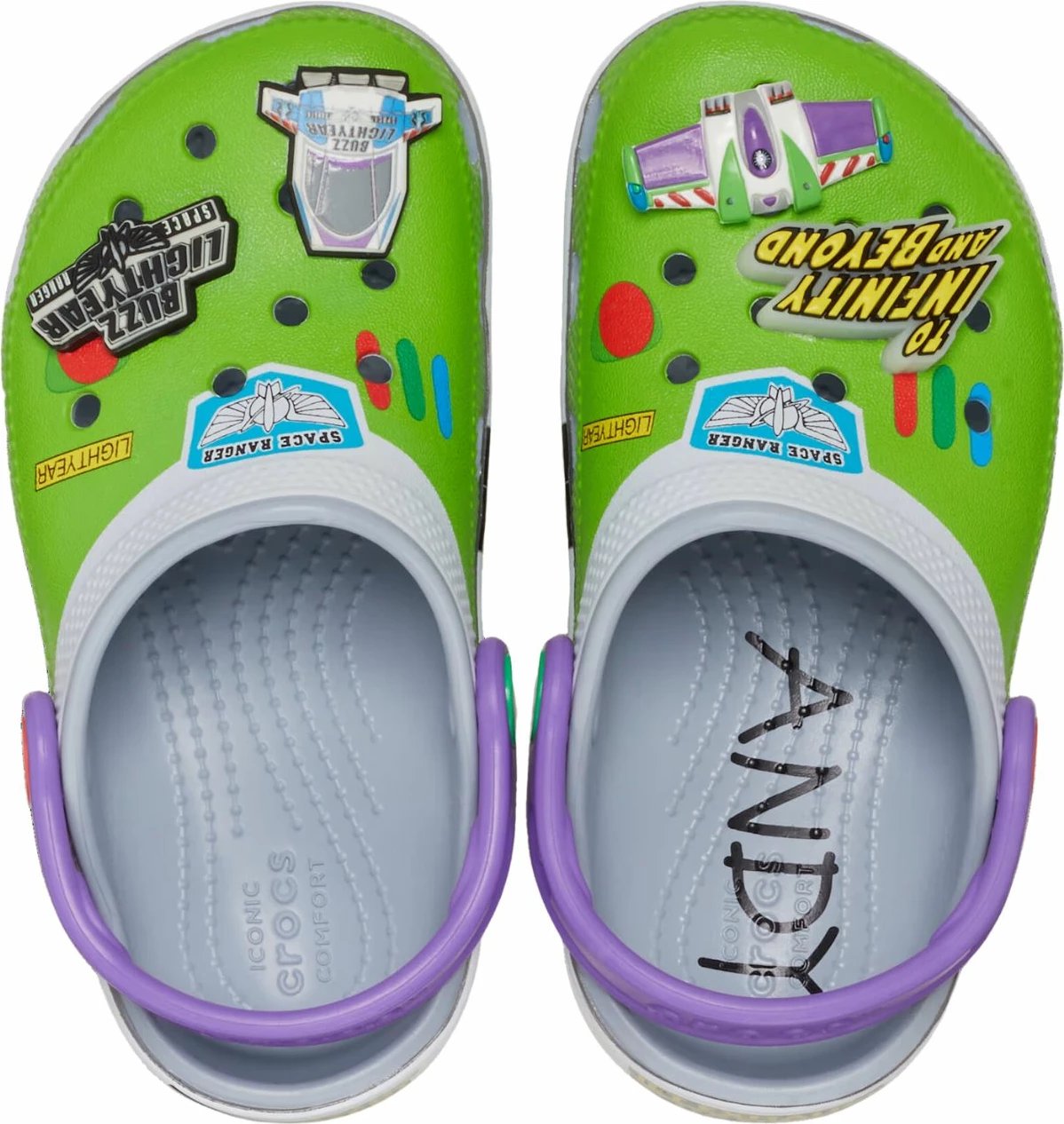 Clogs për fëmijë Crocs, të gjelbra
