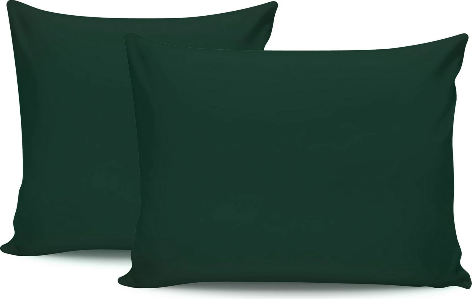 Set jastëkësh (2 copë), ngjyrë e gjelbër e errët, L'essentiel, 50x80cm