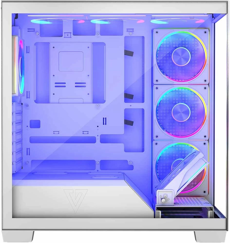 Kasë MODECOM Volcano Stellar 5F ARGB 20, Midi Tower, e bardhë