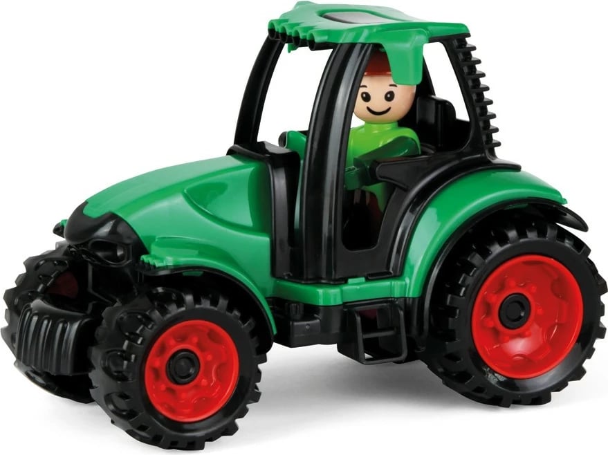 Lodër traktor plastik Lena Truckies 17 cm, gjelbër/kuqe/zezë Lodër traktor plastik Lena Truckies 17 cm, gjelbër/kuqe/zezë
