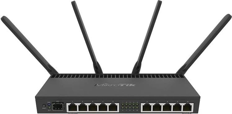 Ruter Wireless MikroTik RB4011iGS+5HacQ2HnD-IN, Gigabit Ethernet, Dual-band (2.4 GHz / 5 GHz), i zi