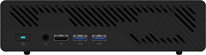 Kasë Minis Forum MS-A1-A5870, Ryzen 7 8700G, barebone, e zezë