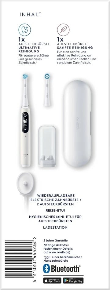 Furçë dhëmbësh elektrike Oral-B iO Series 6, 5 mënyra larjeje, e bardhë