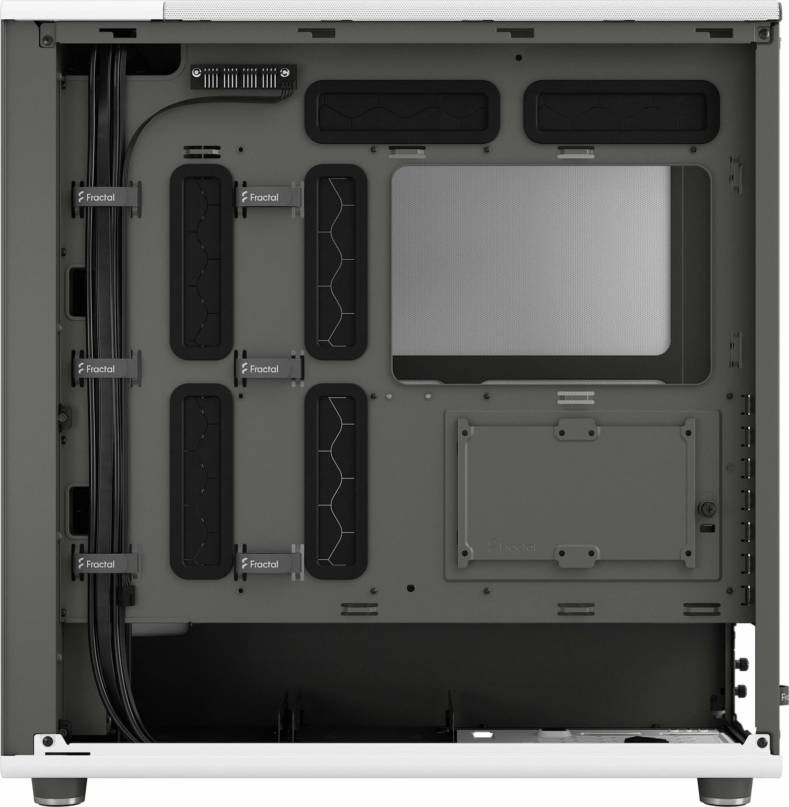 Kasë Fractal Design FD-C-NOR1X-03, Midi Tower, PC, White Kasë Fractal Design FD-C-NOR1X-03, Midi Tower, PC, White