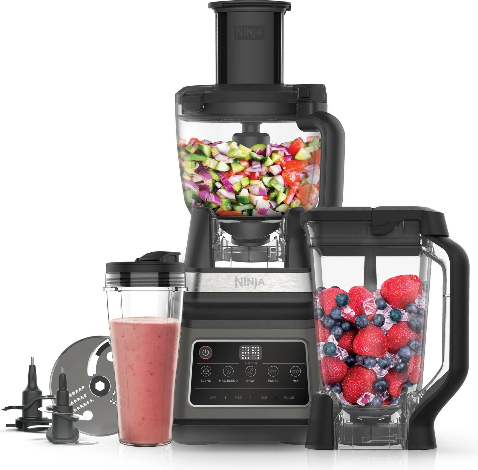Blender Ninja BN800, 2.1 L, 21000 RPM, 1200 W, Ngjyrë e zezë, argjend