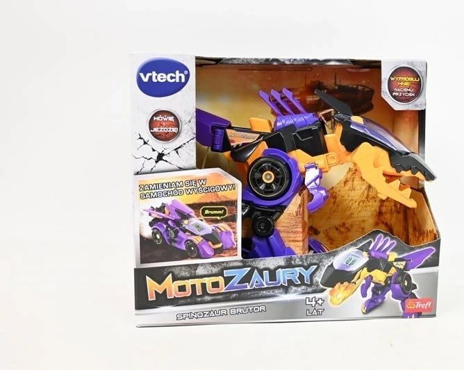 Lodër V-TECH Motozaury Spinosaurus Brutor, Pa markë, Ngjyrë vjollcë