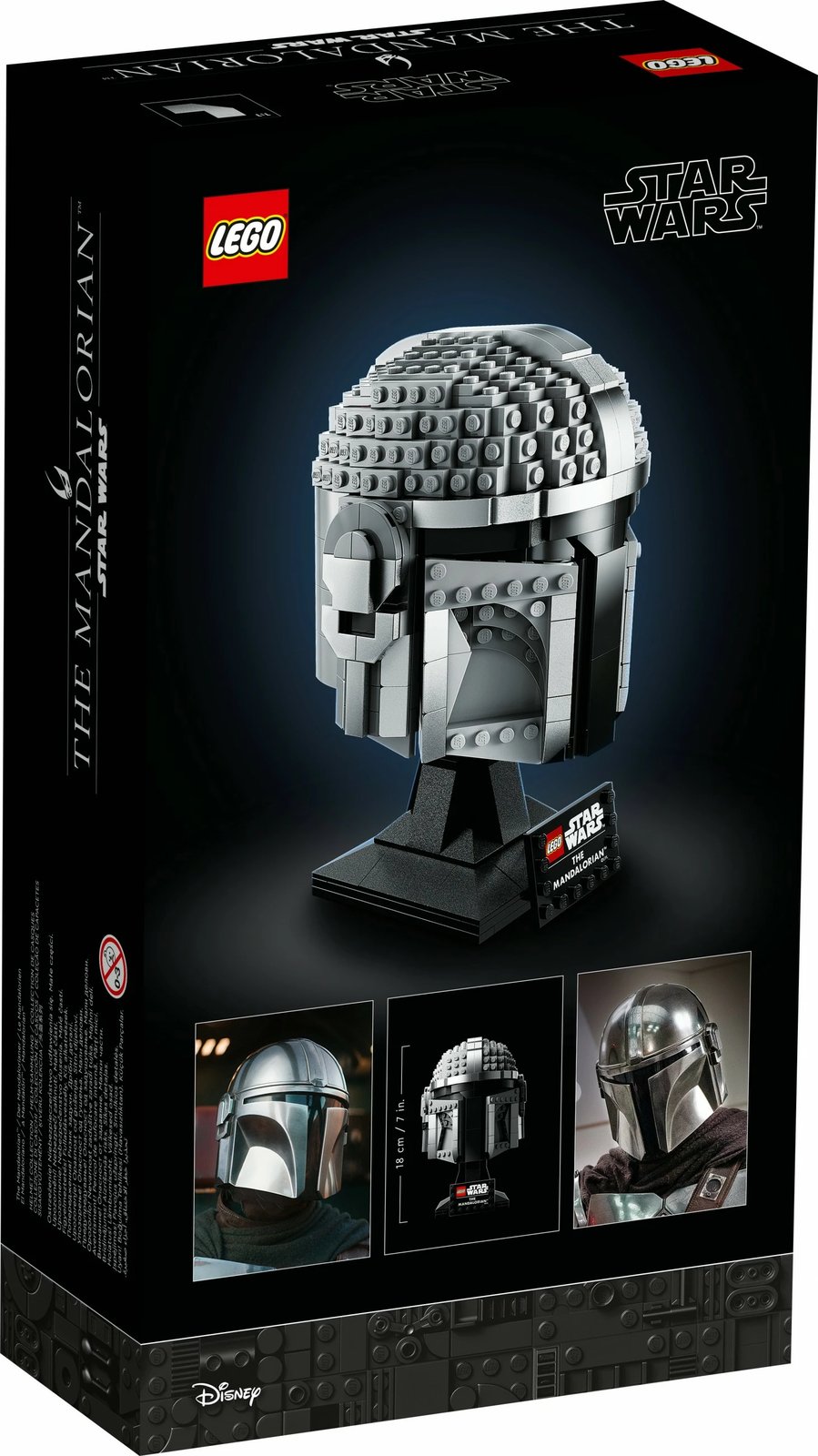 Set ndërtimi LEGO Star Wars The Mandalorian Helmet, 584 pjesë, shumëngjyrësh