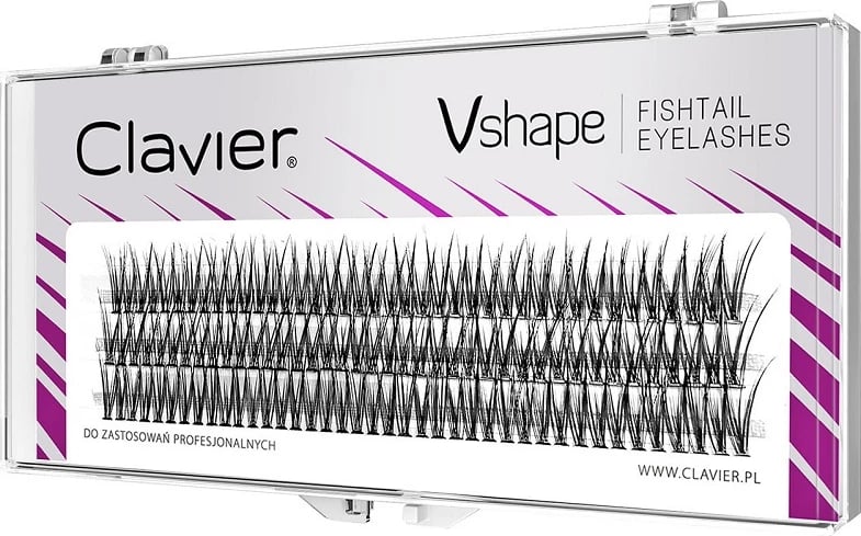 Cluster për qerpikë Clavier Vshape Fishtail 14mm