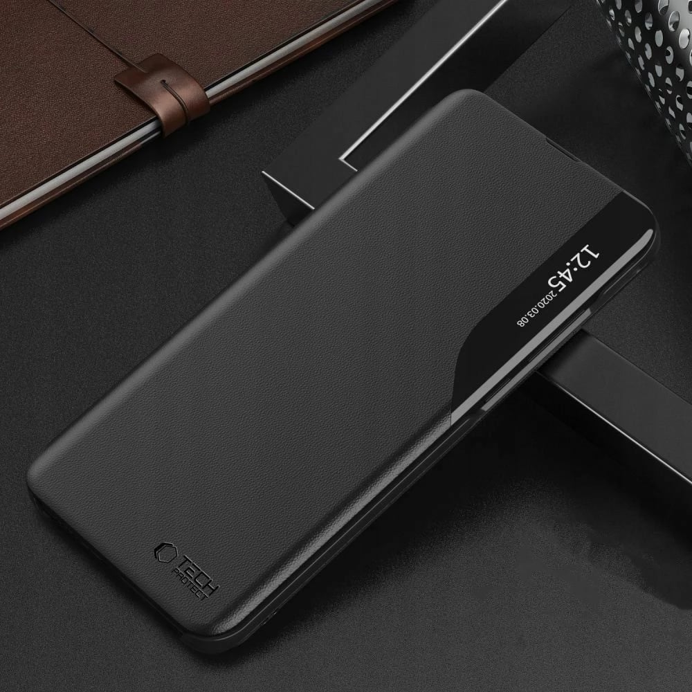 Mbështjellës Tech-Protect Smart View për Xiaomi Redmi 12, i zi