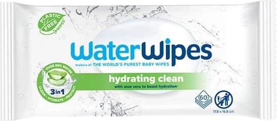 Peceta të lagura për fëmijë WaterWipes Aloe Extract 60 copë