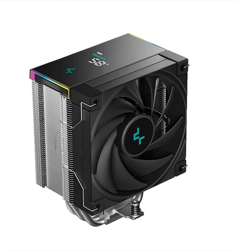 Kasë ftohëse DeepCool AK500S DIGITAL SE për procesor, 12 cm, LED multi, e zezë