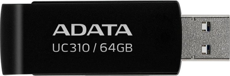 Pendrive Adata UC310, 64GB, USB 3.2, e zezë