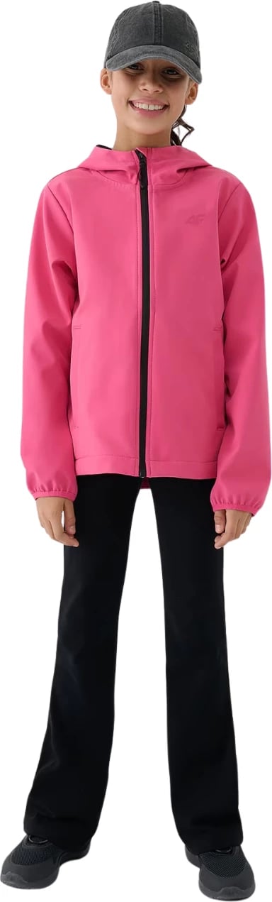 Jakne softshell për fëmijë 4F, rozë