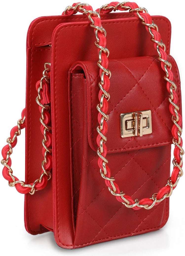 Çantë crossbody Lucky Bees, e kuqe, 305