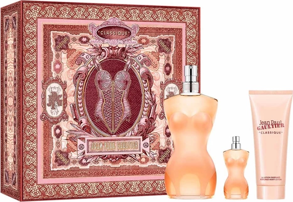 Set Eau de Toilette për femra Jean Paul Gaultier Classique 100ml + 6ml + balsam trupi 75ml