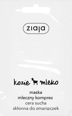 Maskë për fytyrë për femra Ziaja Goat Milk Milk Mask Compress, 7ml