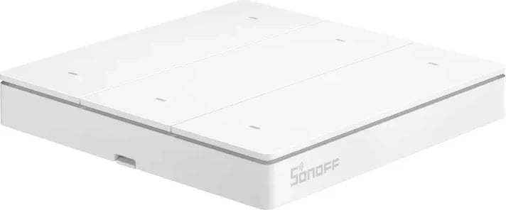 Switch i mençur muri Sonoff R5W, 6 butona, eWeLink, Bardhë