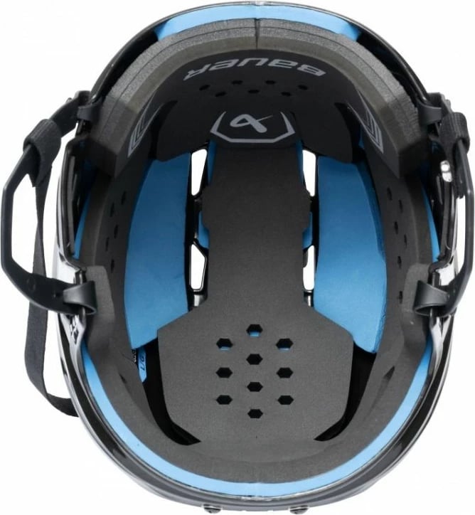 Helmetë hokeji Bauer, unisex, e zezë