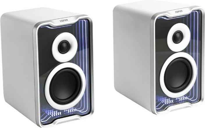 Boxa desktop Edifier QR30, Bluetooth, RGB, të bardha
