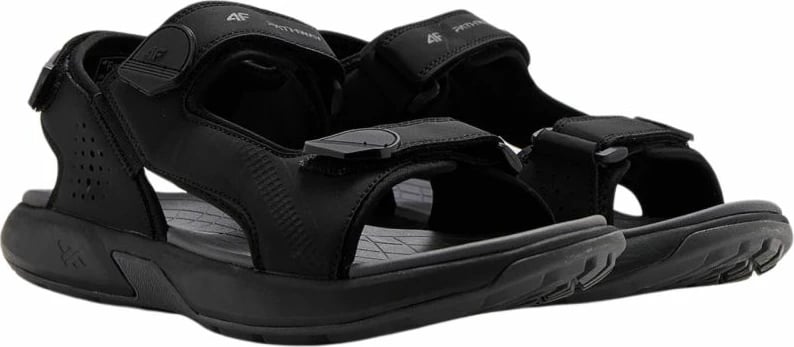 Sandale për meshkuj 4F, të zeza