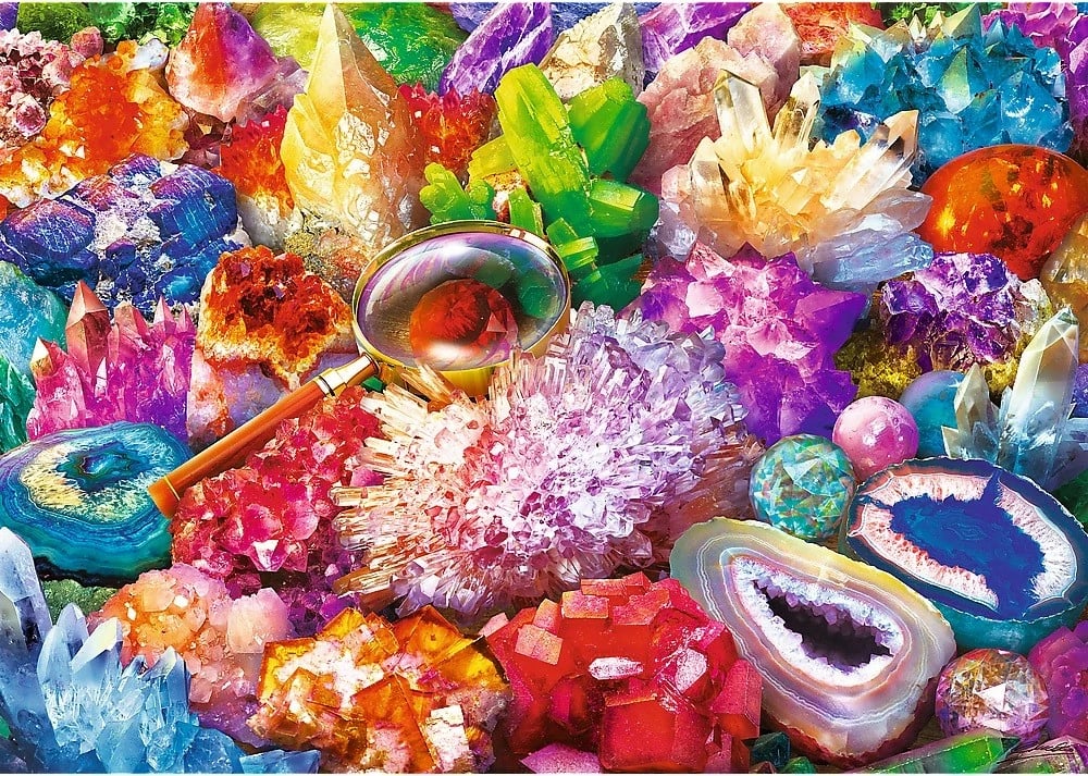 Puzzle Trefl 2x500 pjesë Space and Crystals set Puzzle Trefl 2x500 pjesë Space and Crystals set