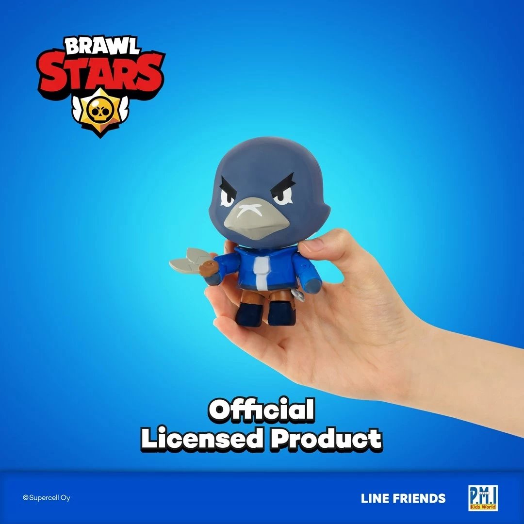 Figurë aksioni Brawl Stars S1, P.M.I. Kids World, Crow, 11cm