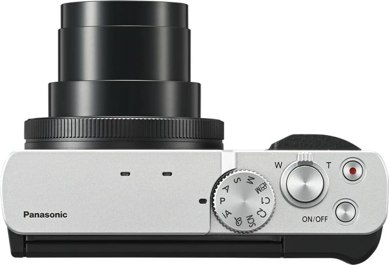 Aparat digjital Panasonic LUMIX TZ99, 20.3MP, 30x zoom optik, 4K, Wi-Fi, argjendtë