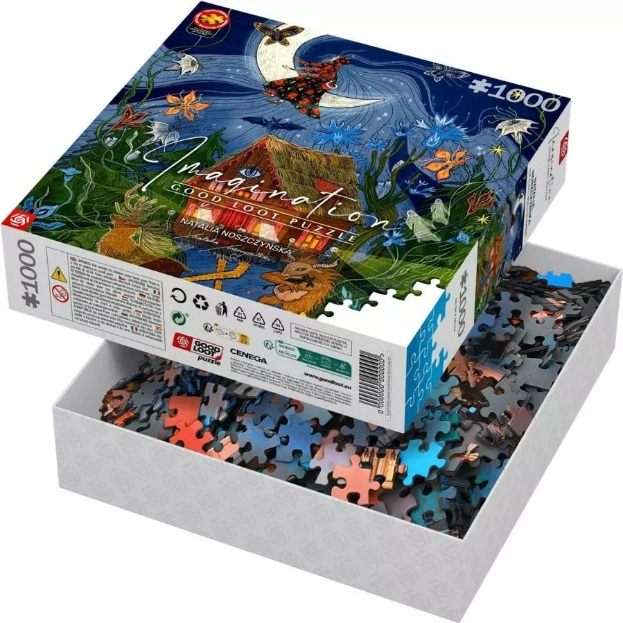 Puzzle Good Loot Imagination 1000 pjesë, Natalia Noszczyńska, shumëngjyrësh